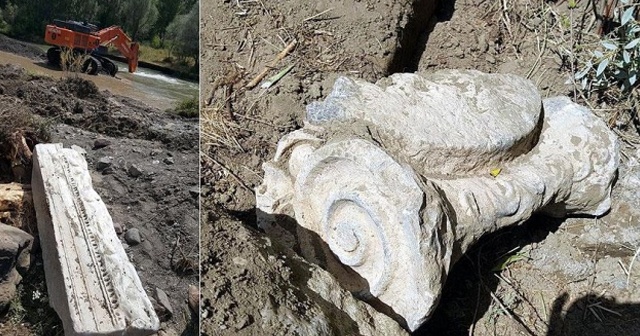 Baraj inşaatı sırasında tarihi kalıntılar bulundu