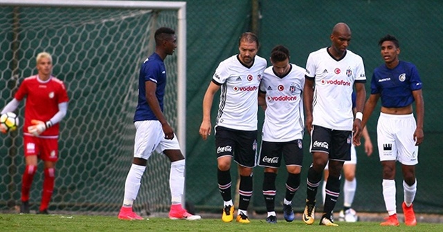 Beşiktaş&#039;tan gollü prova