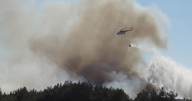 Çanakkale&#039;de orman yangını söndürüldü