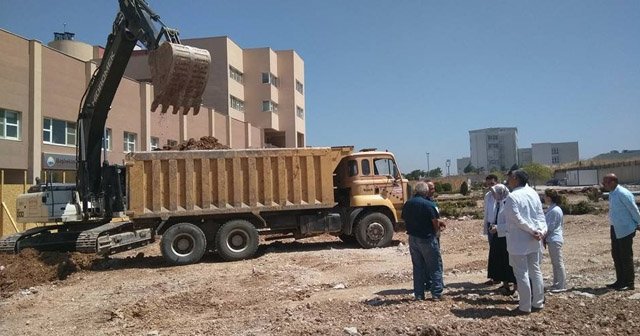 Devlet Hastanesi ek bina yapımına başlandı