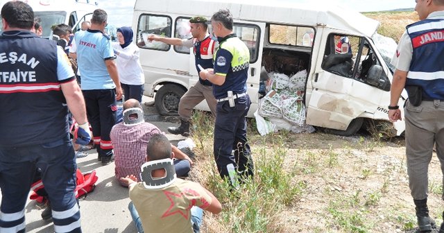 Edirne’de trafik kazası: 7 yaralı