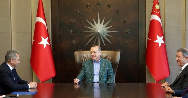 Erdoğan&#039;dan Rus Savunma Bakanı&#039;yla kritik görüşme