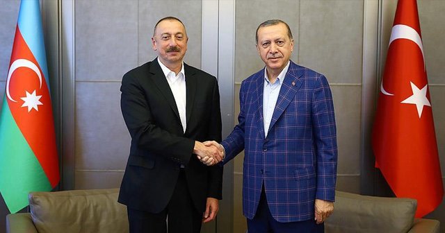Erdoğan ile Aliyev, Tarabya Köşkü&#039;nde bir araya geldi