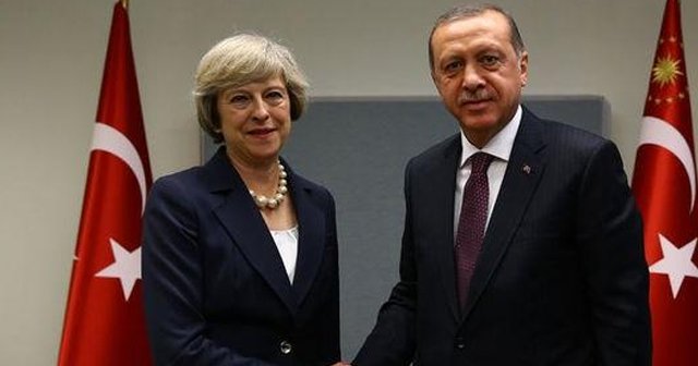 Erdoğan ve May arasında kritik görüşme