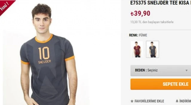 GS Store'un Sneijder formasına taraftardan tepki