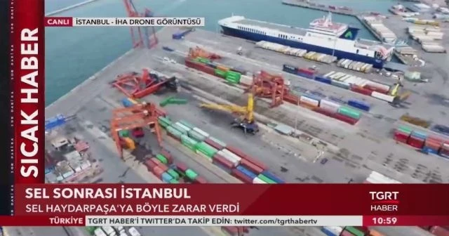 Haydarpaşa limanı savaş meydanı gibi