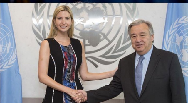 Ivanka Trump ile Guterres arasında görüşme