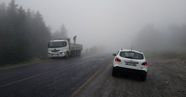 Kastamonu’da sis etkili oluyor