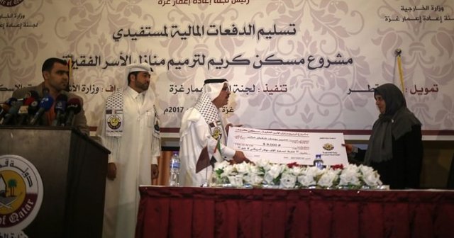 Katar açıkladı: 1 milyon dolar dağıttık