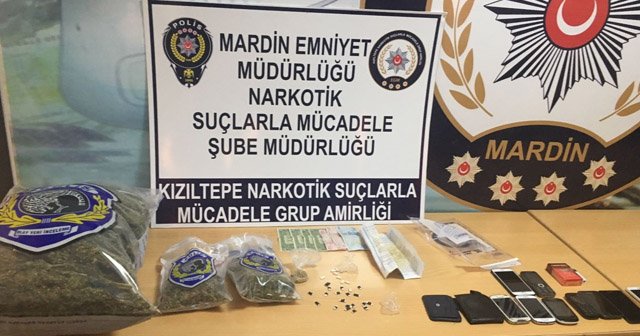 Mardin’de zehir tacirlerine operasyon: 14 gözaltı