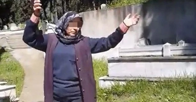 Mezarlıkta göbek atan kadın işten atıldı