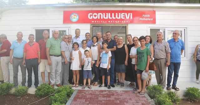 Mezitli Belediyesi, gönüllü evlerine bir yenisini daha ekledi