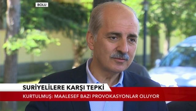 Numan Kurtulmuş&#039;tan &quot;Suriyeli mülteciler&quot; açıklaması