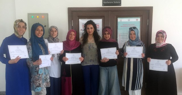 Pursaklarlı kadınlar bilgisayar sertifikalarını aldı