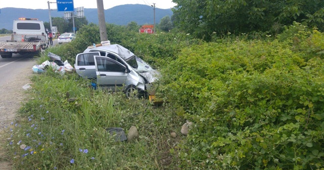 Sakarya’da trafik kazası: 1 ölü 3 yaralı
