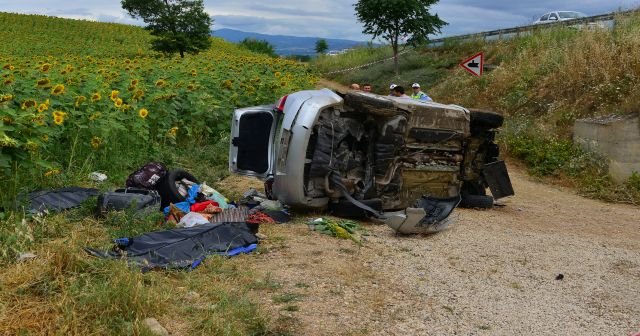 Tokat&#039;ta korkunç kaza! 3 ölü, 5 yaralı