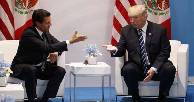 Trump, Meksika Devlet Başkanı Nieto ile görüştü