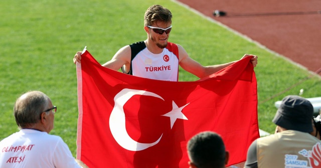 Türkiye atletizmdeki ilk altınını olimpiyat rekoru kırarak aldı