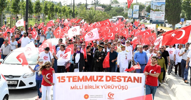 Tuzla Halkı, Milli Birlik Yürüyüşünde bir kez daha kenetlendi