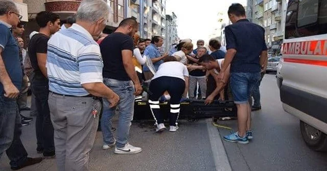 Yayaya çarptı, durmayarak kaçtı