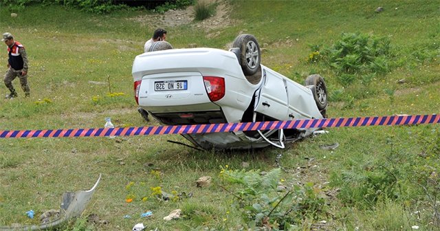 Yayla yolunda kaza: 1 ölü, 6 yaralı