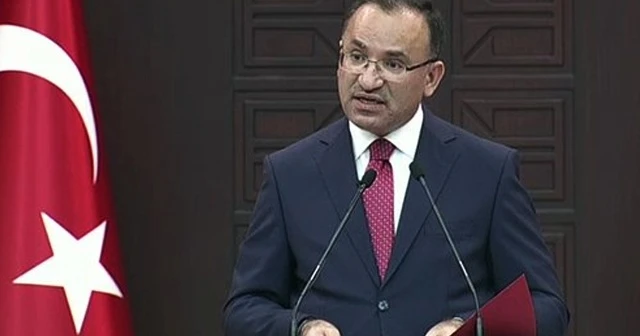 Yeni Hükümet Sözcüsü Bekir Bozdağ açıklama yaptı