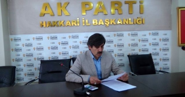 AK Parti Hakkari İl Başkanı Fırat istifa etti