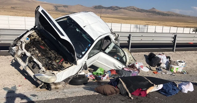 Aksaray’da trafik kazası: 1 ölü, 3 yaralı