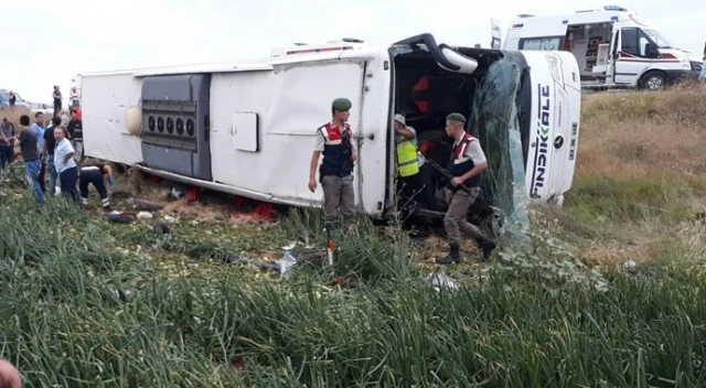 Amasya'da otobüs devrildi! Ölü ve yaralılar var...