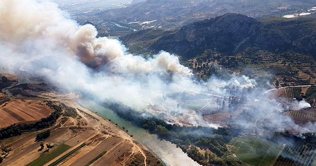 Antalya&#039;da orman yangını