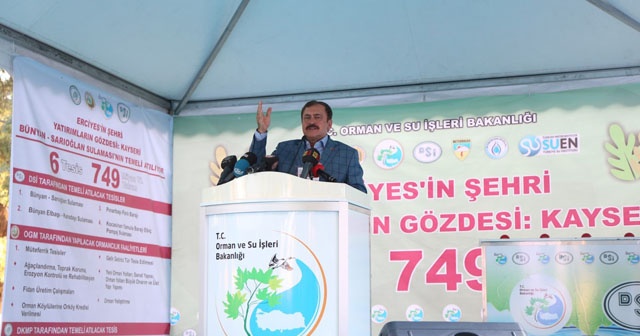 Bakan Eroğlu: “Kayserili çiftçilerin cebine yılda 450 milyon TL para girecek”