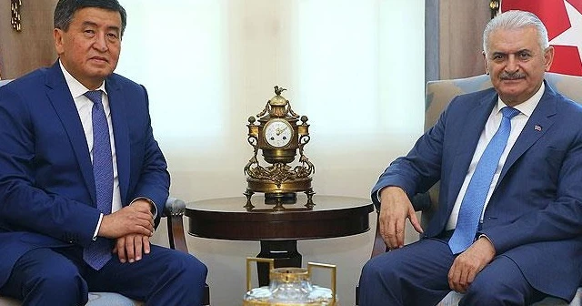 Başbakan Yıldırım, Ceenbekov ile bir araya geldi