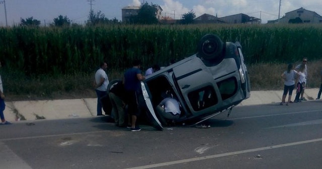 Çanakkale&#039;de trafik kazası: 1 yaralı