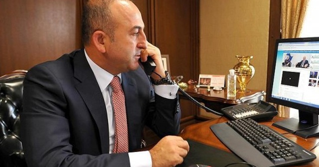 Çavuşoğlu İngiliz mevkidaşı ile görüştü