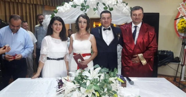 Cerablus şehidinin kız kardeşi dünyaevine girdi