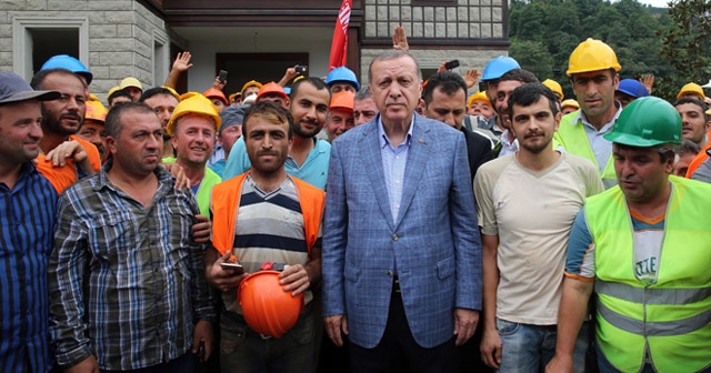 Cumhurbaşkanı Erdoğan Rize’de