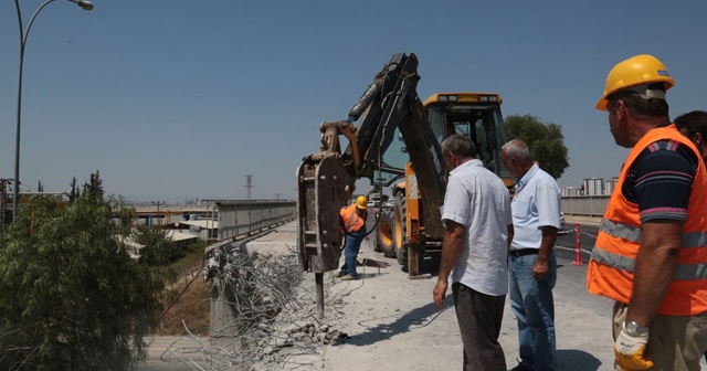 D-400’de köprü yenileme çalışması