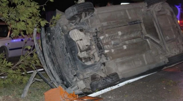 Elazığ'da düğün dönüşü feci kaza: 4 yaralı