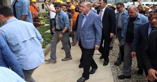 Erdoğan, Rize-Artvin Havalimanı dolgu sahasını inceledi