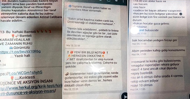 FETÖ&#039;nün MİT korkusu mesajlara yansıdı