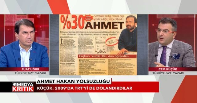 Fuat Uğur ve Cem Küçük soruyor: &#039;İGDAŞ&#039;tan çaldığın paraların hesabını ver Ahmet Hakan&#039;