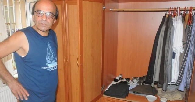 1 aydır ses duyuyordu! Gardırobu açınca inanamadı