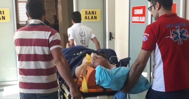 İnşaattan düşen yaşlı adam yaralandı