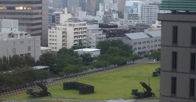 Japonya füze savunma sistemlerini şehre çekti