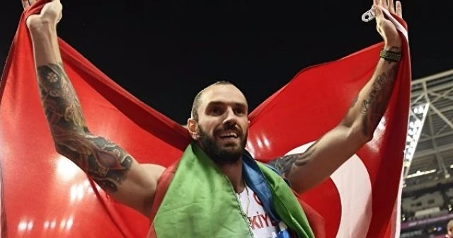Milli atlet Guliyev yine göğsümüzü kabarttı
