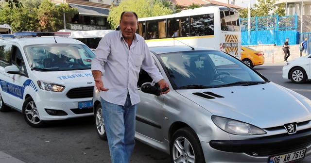 Polisin alkollü sürücüyle imtihanı