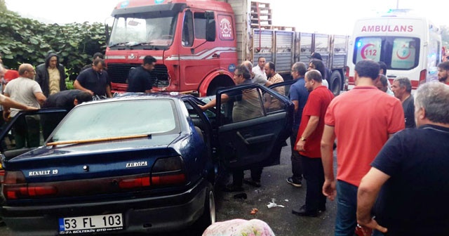 Rize&#039;deki kazada karı-koca hayatını kaybetti