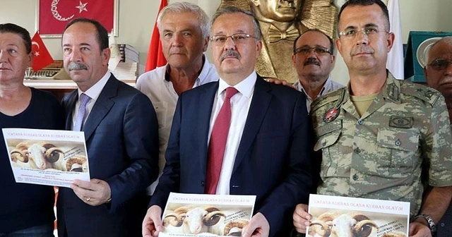 Şehit ailelerinden kurban kampanyası