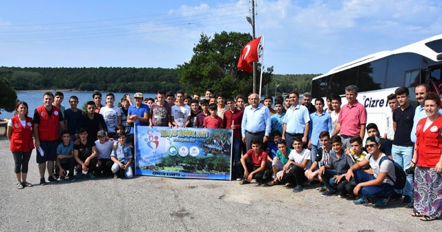 Şırnak’tan Sinop’a gelen gençler ilk defa deniz gördü