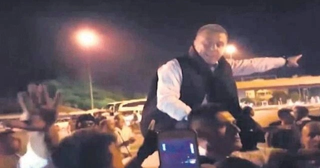 Telsizdeki o hain bakın kim çıktı!